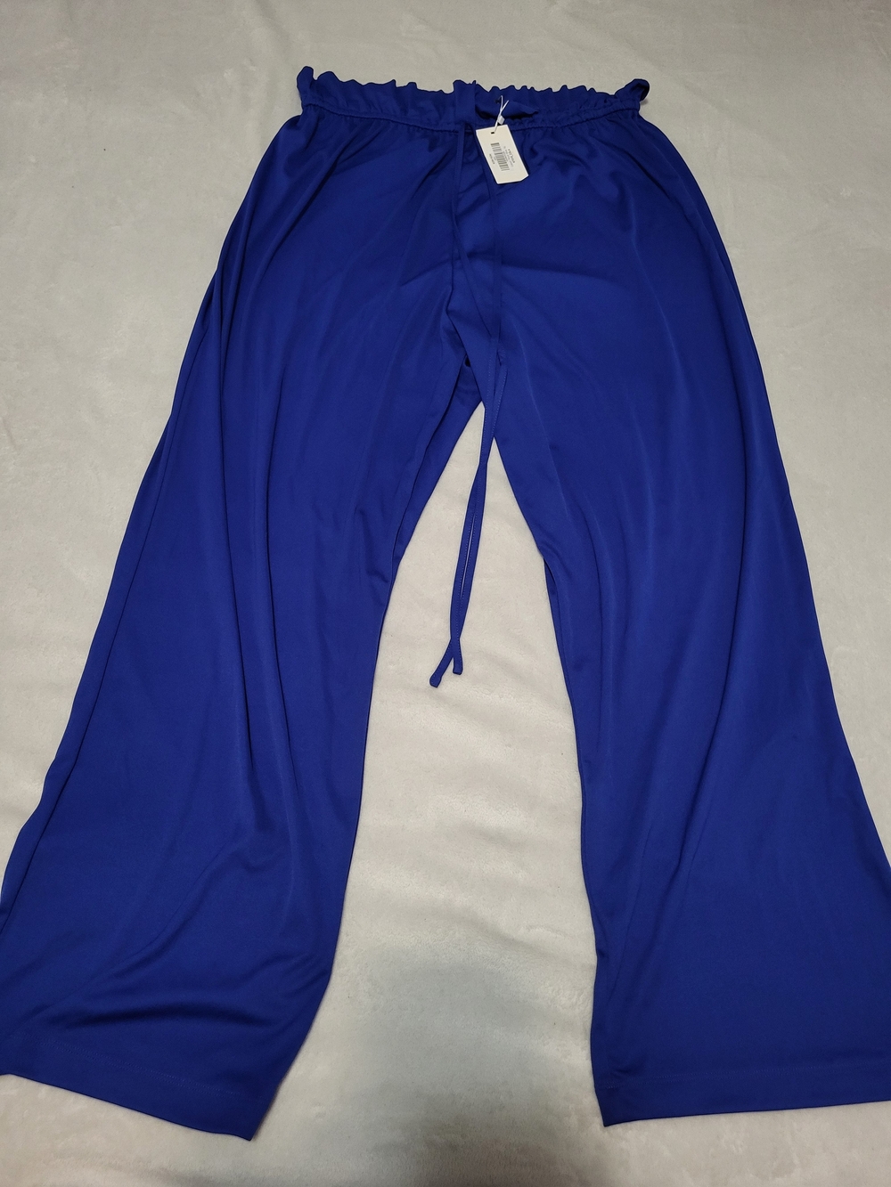 KOH KOH Royal Blue Wide Leg Palazzo Lounge Pants NWT XL